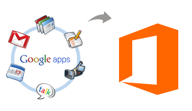 google apps to office 365