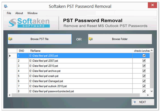 pst-password removal