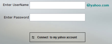 connect to yahoo