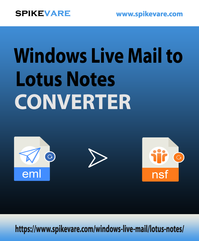 windows live mail to Lotus Notes converter